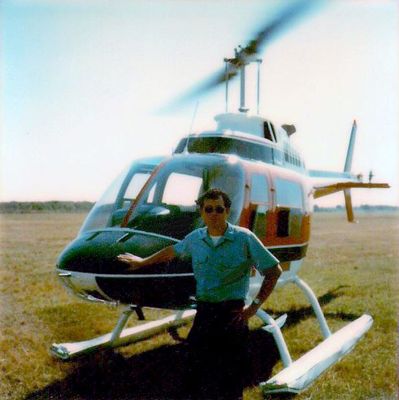 Bill Perkins with Governor Briscoe Bell 206B helicopter 1974 - Copy - Copy (2) - Copy.jpg