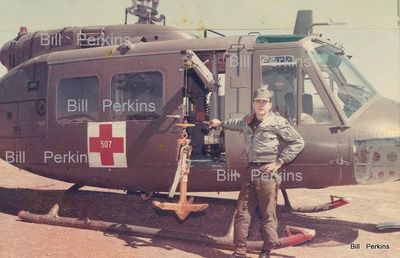 CWO Bill Perkins with 507th Dustoff hoist helicopter.jpg 4.jpg